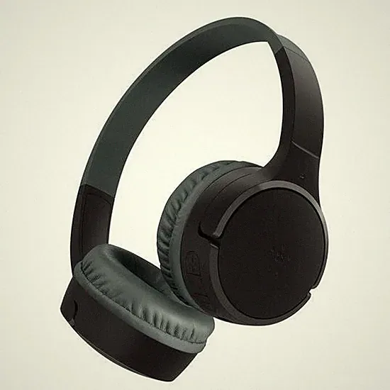 Belkin SoundForm Mini kabelloser On-Ear-Kopfhörer für Kinder, schwarz