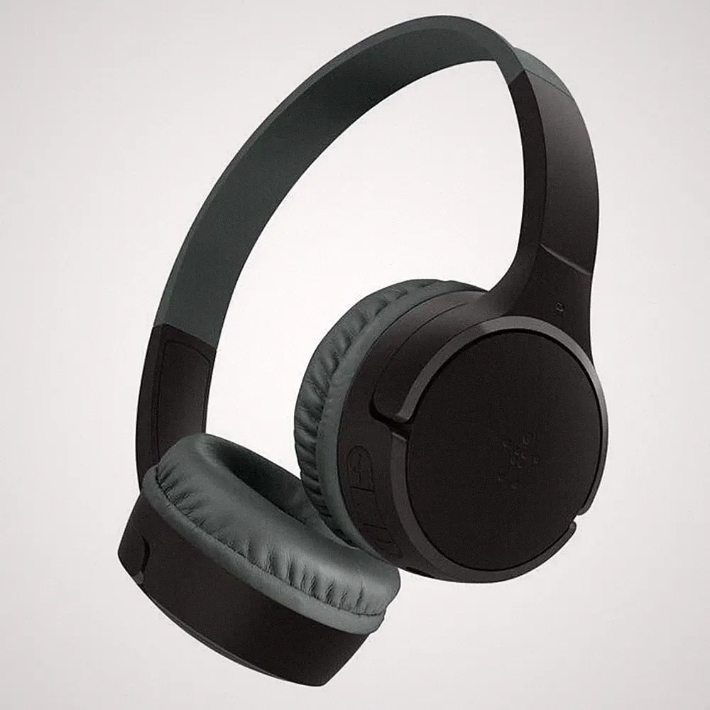 Belkin SoundForm Mini kabelloser On-Ear-Kopfhörer für Kinder, schwarz
