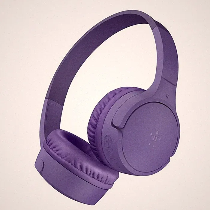 Belkin SoundForm Mini Kinderkopfhörer mit Mikrofon 30 Std Over-Ear Lila