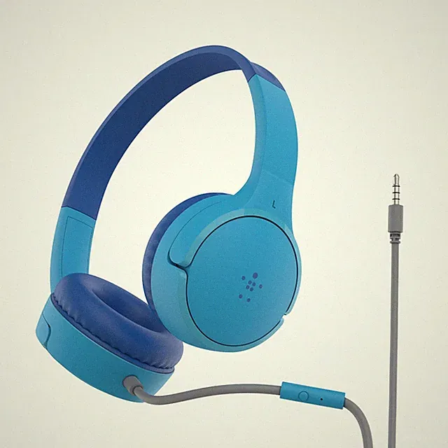 Belkin SoundForm Mini Wired On-Ear Headphones for Kids, Over-Ear Headset for Chi