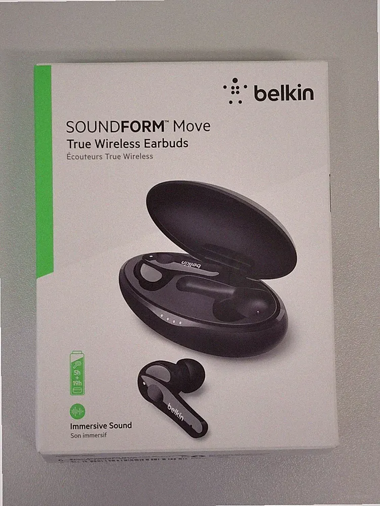 Belkin SOUNDFORM Move True Wireless Earbuds schwarz "sehr gut"