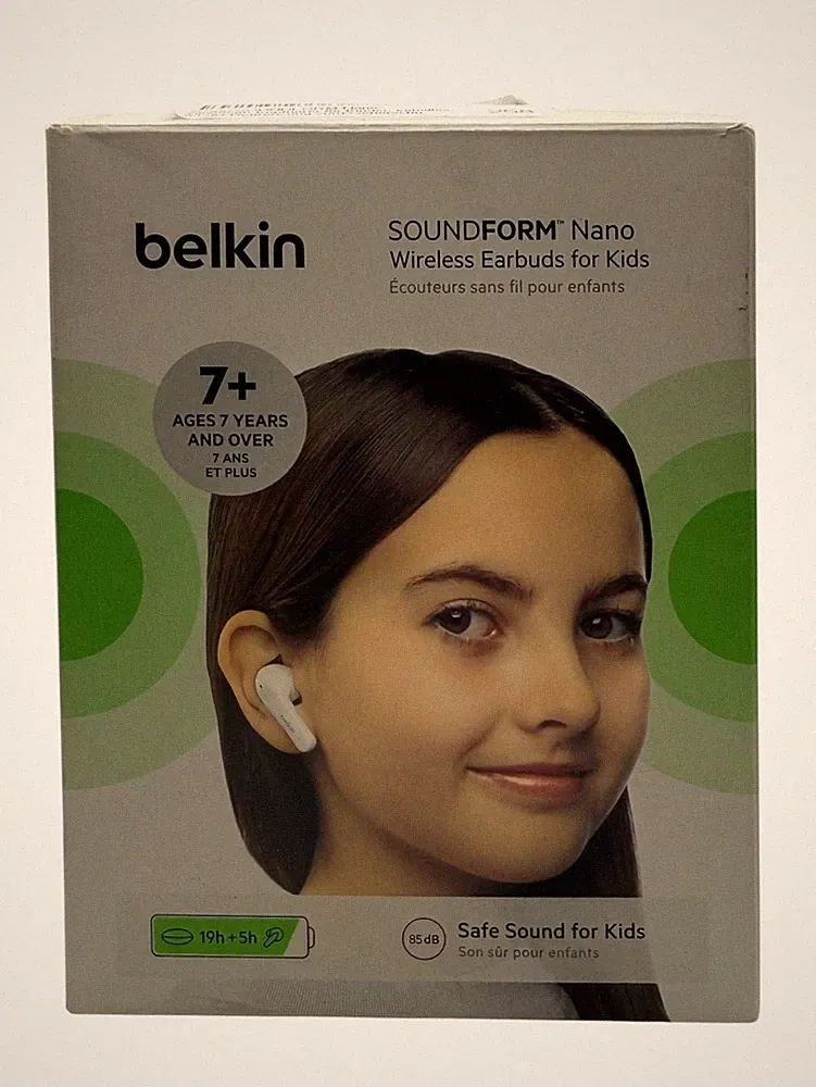 Belkin SOUNDFORM Nano​ Kabellose In-Ear-Kopfhörer für Kinder - Weiß