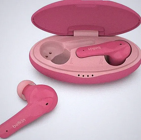 Belkin SoundForm Nano kabelloser In-Ear-Kopfhörer für Kinder, pink