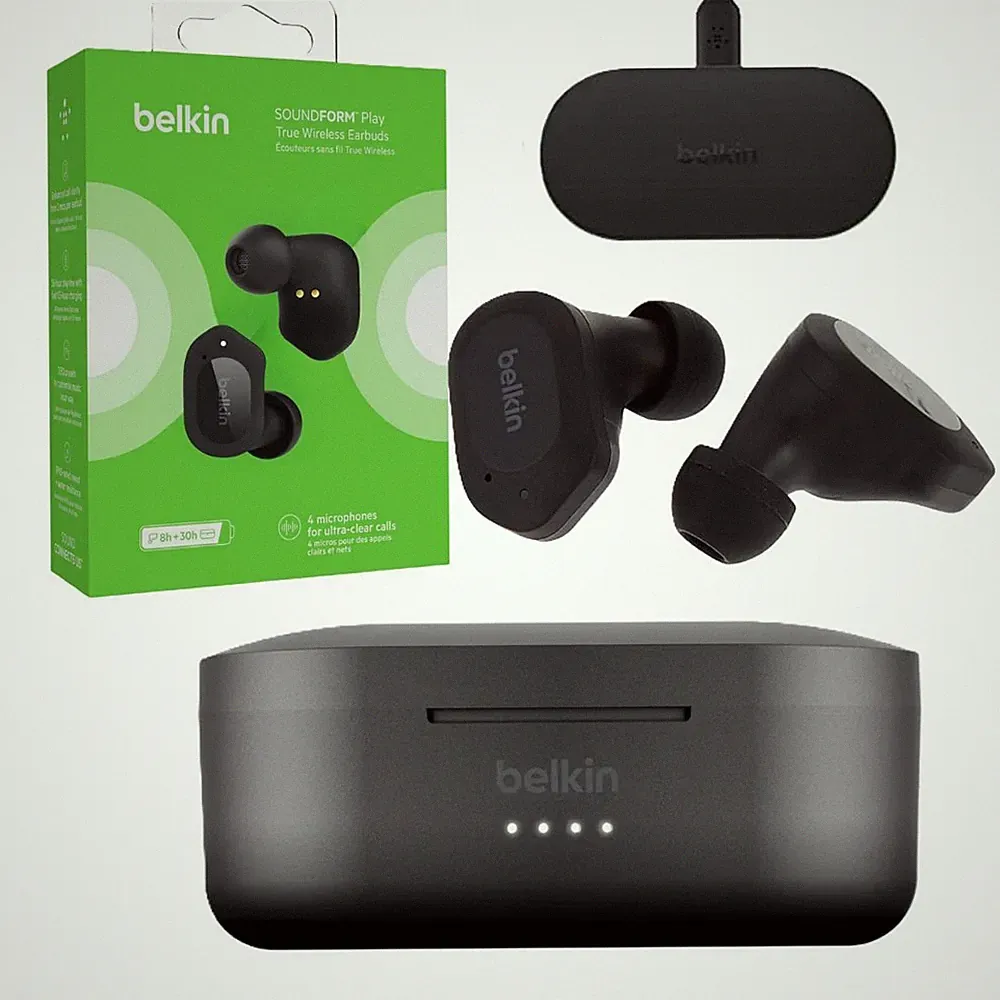 Belkin SoundForm Play kabellose In-Ear-Kopfhörer mit Mikrofon