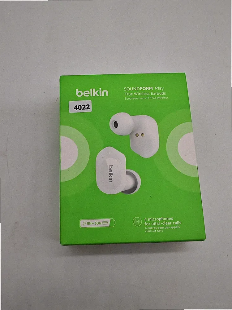 Belkin SOUNDFORM Play True Wireless In-Ear-Kopfhörer, 3 EQ-Voreinstellungen
