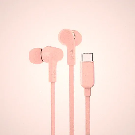 Belkin SoundForm USB-C In-Ear-Kopfhörer, rosa