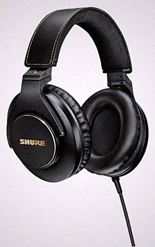 Bequemer Shure Over-Ear Referenz Studio Kopfhörer für professionelles Recording