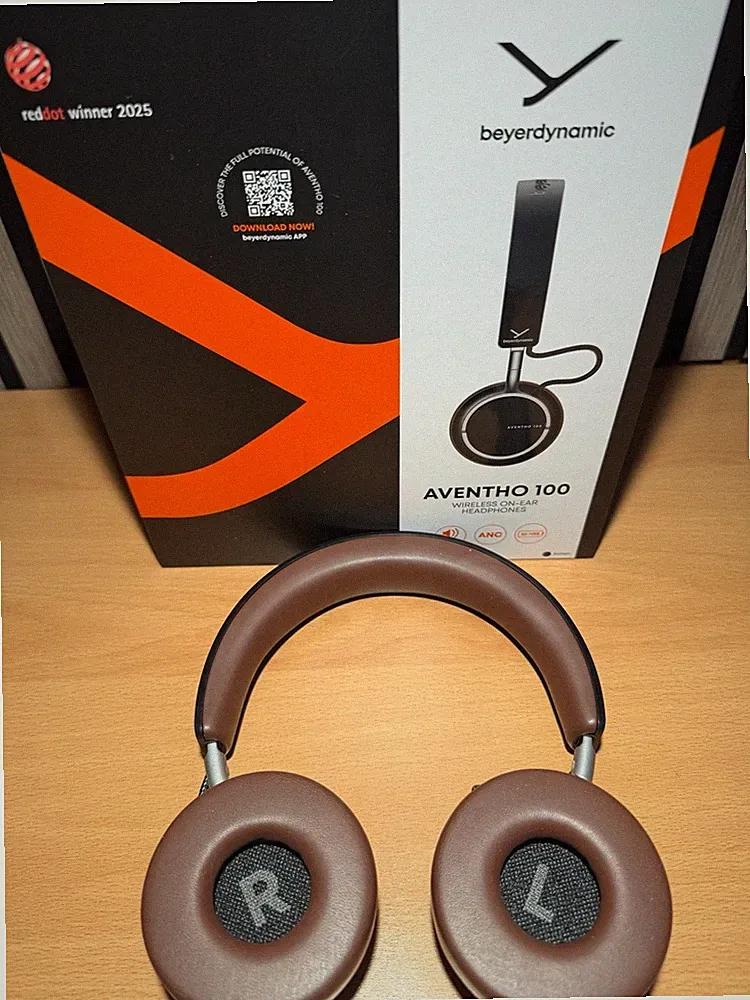 beyerdynamic AVENTHO 100 Wireless On-Ear Kopfhörer mit ANC in braun