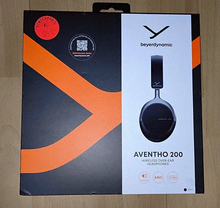 beyerdynamic Aventho 200 Wireless Over-Ear Kopfhörer ANC Schwarz 45 mm