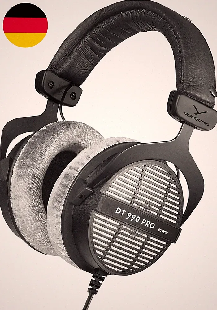 Beyerdynamic DT 990 PRO Einseitiger, Kabelgebundener On-Ear-Studio-Kopfhörer Für