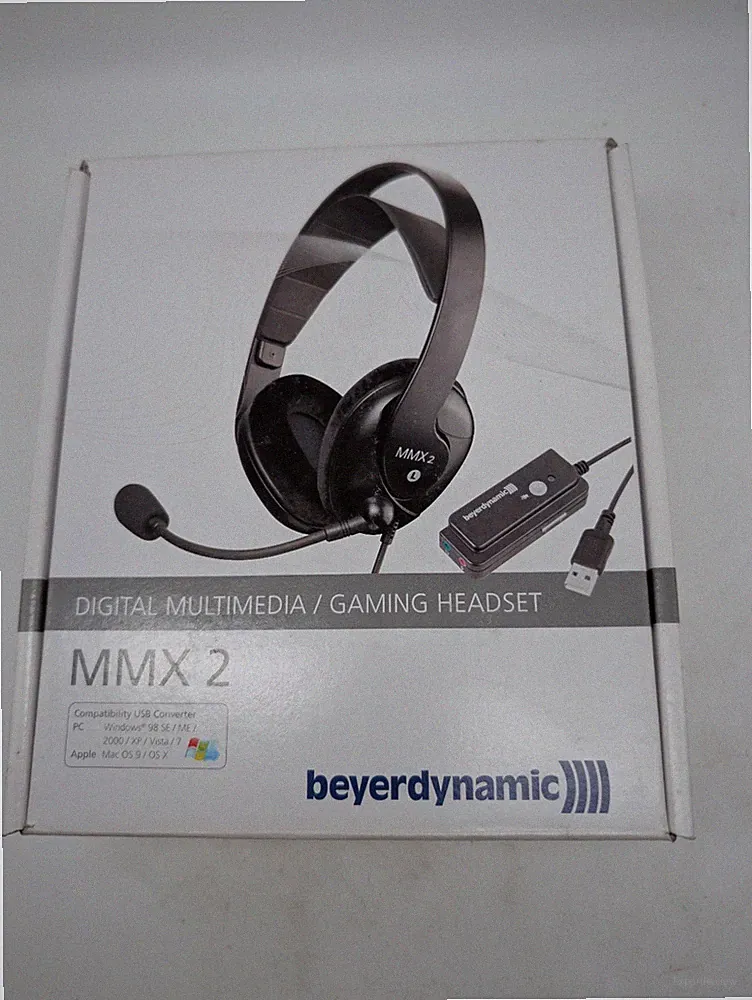 Beyerdynamic MMX2 Gaming Headset Kopfhörer USB Box Vintage in OVP