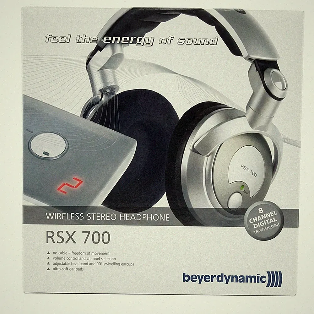 Beyerdynamic RSX 700 Wireless Stereo Headphones Kopfhörer Funk HiFi TV Audio 20m