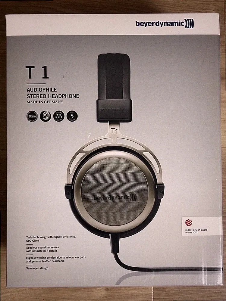 Beyerdynamic T1 1. Kopfhörer kabelgebunden halboffen dynamischer Typ aus Japa...