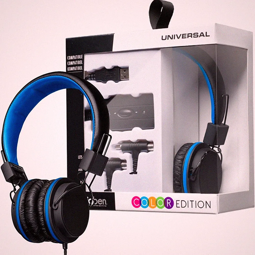 Bigben Gaming On-Ear Headset Kopfhörer für PC PS5 PS4 Xbox Series X S Switch etc