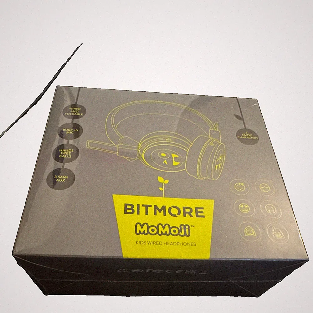 Bitmore MoMoji Kinder On-Ear Kopfhörer 3,5mm faltbar m. Mikrofon 1,2m