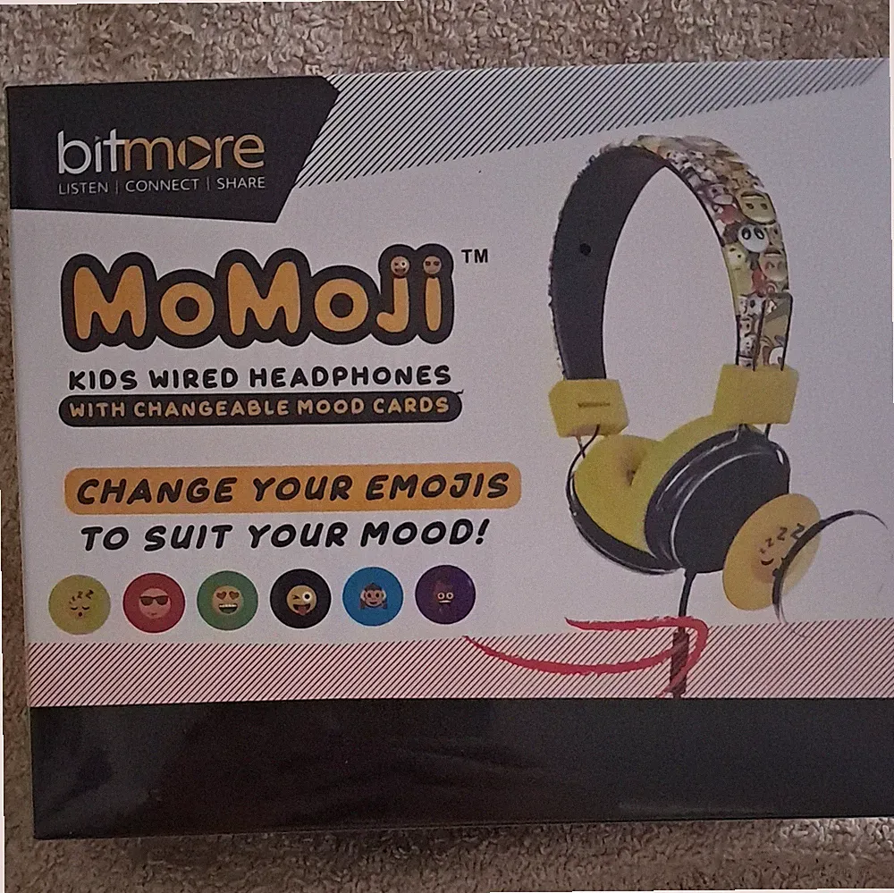 bitmore MoMoji On-Ear Kopfhörer 3,5mm faltbar Lautstärkebegrenzung Mic