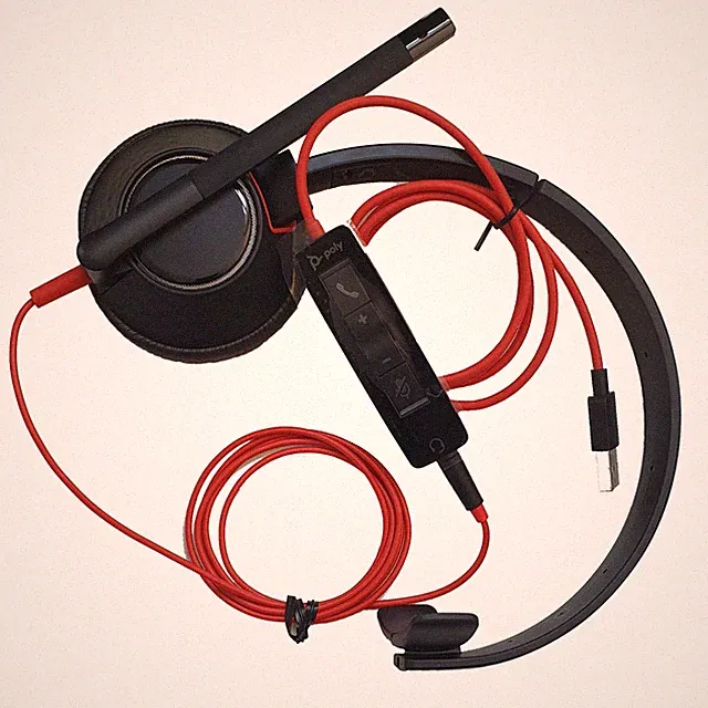 Blackwire 5210 ,USB Headset mit Mikrofonarm, Verbindung mit über USB C