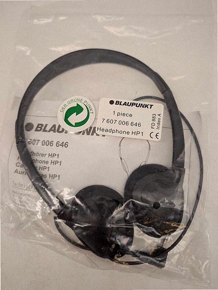 Blaupunkt HP1 Kopfhörer 3,5mm Klinke