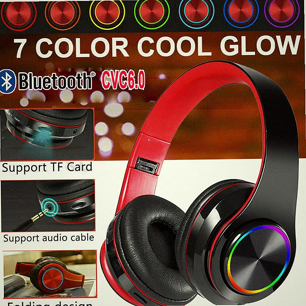 Bluetooth 5.0 Kabellos On Ear Kopfhörer Stereo Bass Kopfhorer Kabellos Faltbare
