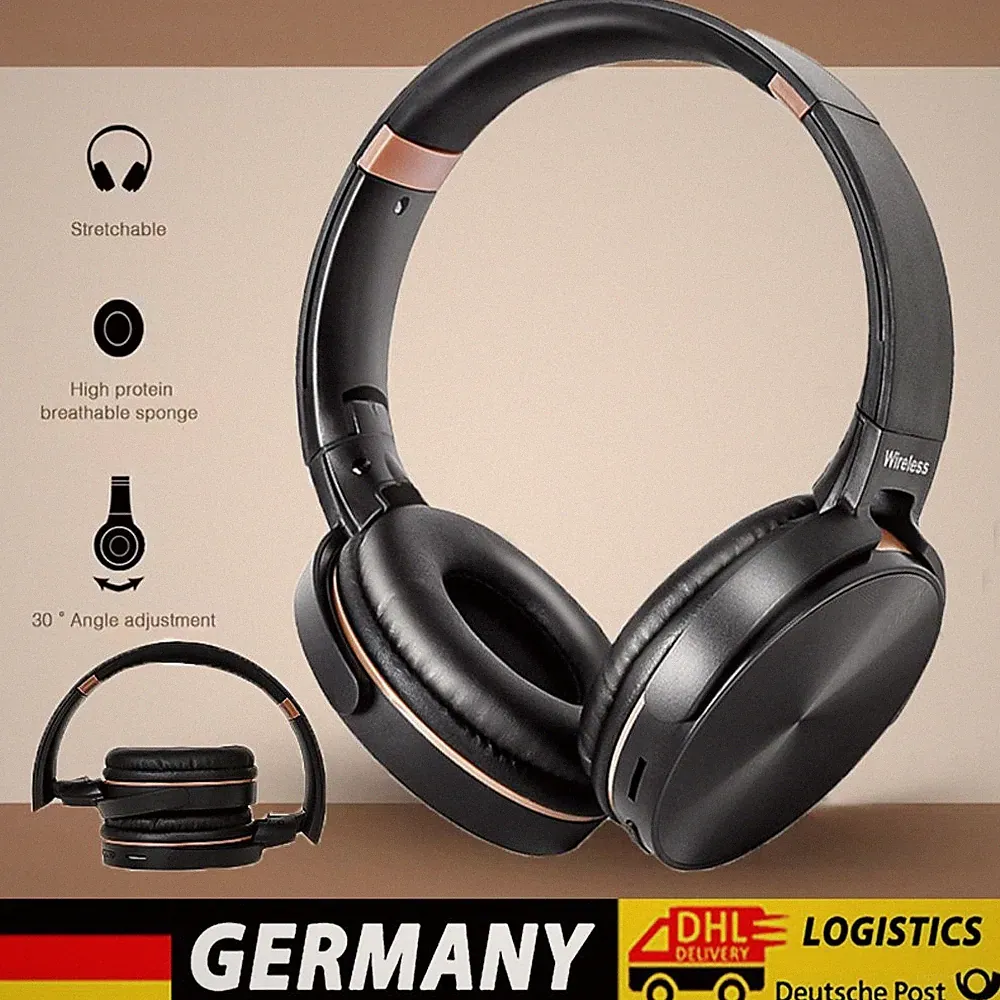 Bluetooth 5.0 Kabellos Stereo Bass Kopfhorer Kabellos Faltbare On Ear Kopfhörer
