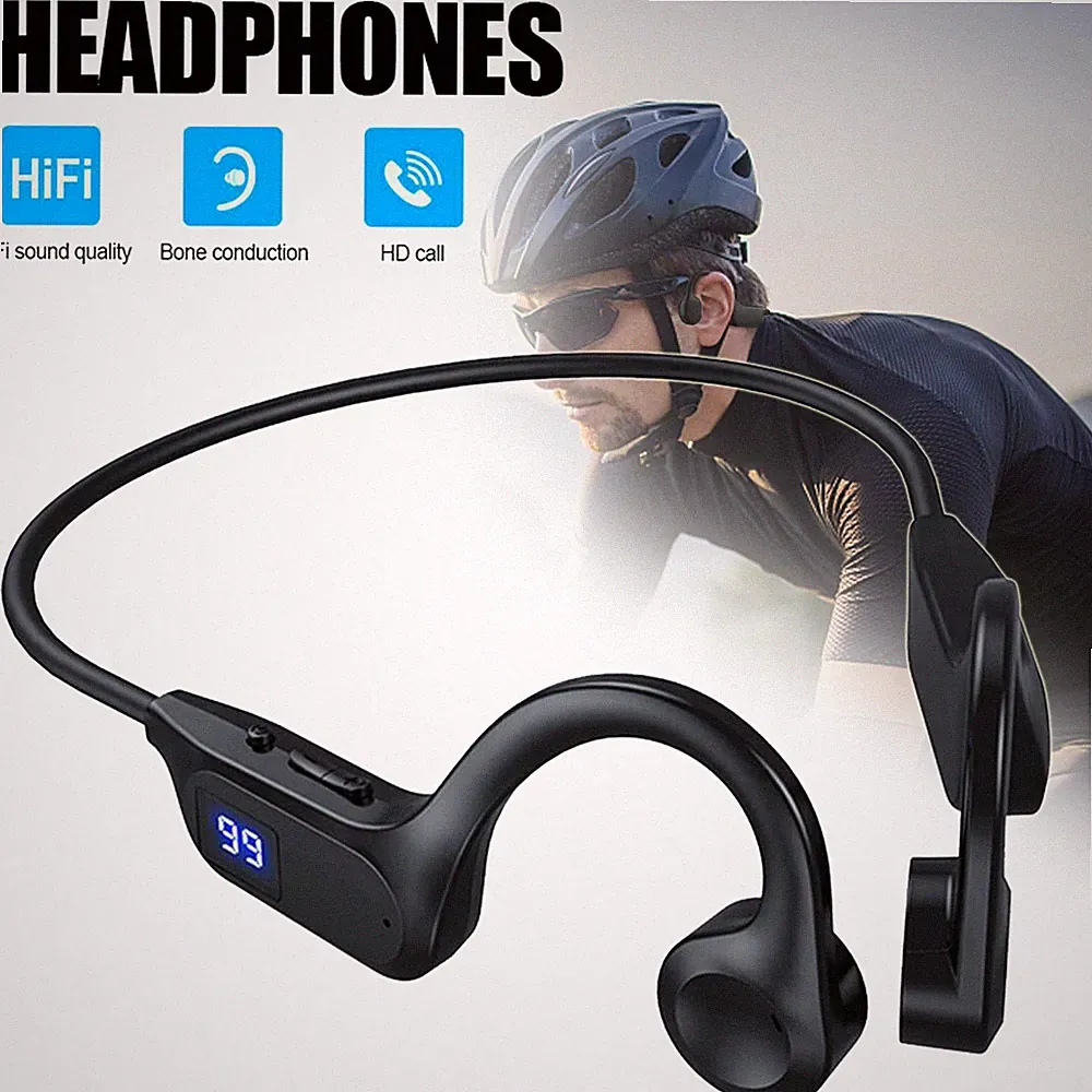 Bluetooth 5.2 Kopfhörer Knochenschall Headset Kabellos Sportkopfhörer Geschenke