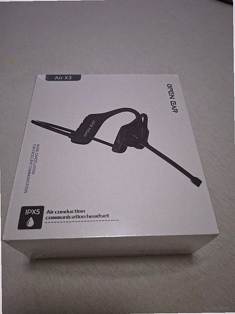 Bluetooth 5.3 Knochenschall-Headset mit Mikrofon – Kabellose Open-Ear Kopfhörer