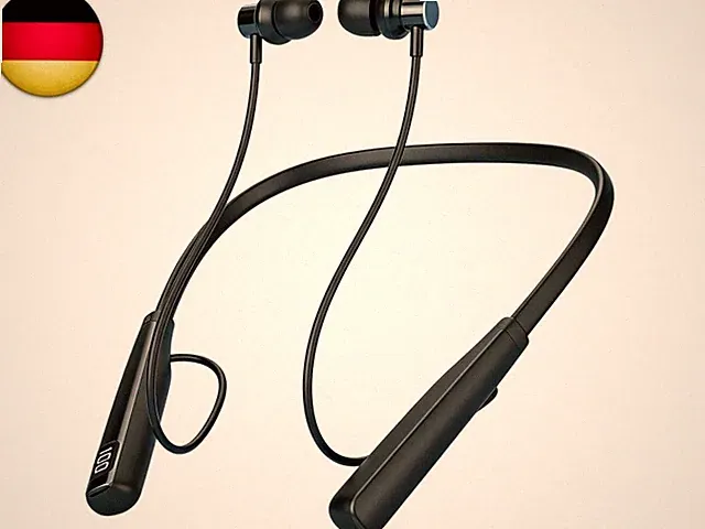 Bluetooth 5.3 Nackenbügel Kopfhörer Sport Bluetooth Kopfhörer 30Std Akku, 3D Su