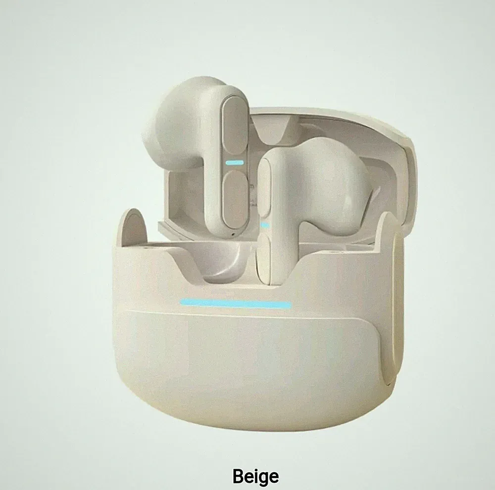 Bluetooth 5.3 Wireless Freisprecheinrichtung In Ear Kopfhörer für iPhone Android Gaming Fitnessstudio