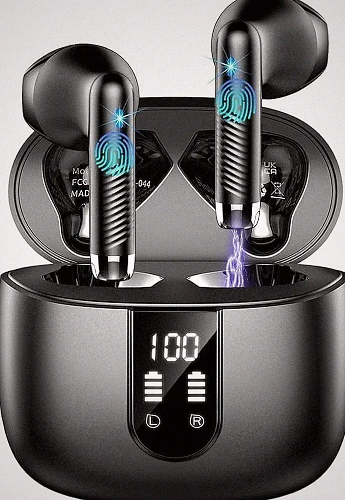 Bluetooth 5.4 Kopfhörer, 2026 Neu In-Ear Kopfhörer Kabellos Bluetooth mit App EQ
