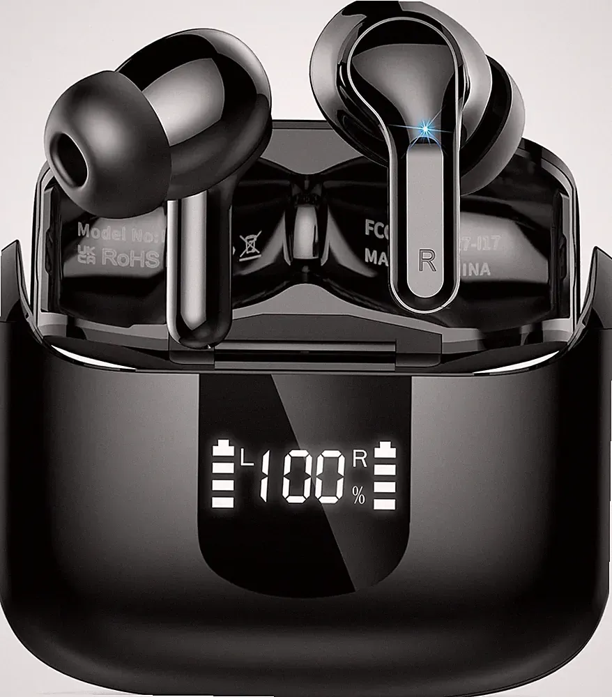 Bluetooth 5.4 Kopfhörer, 44Std 3D-Stereo Kopfhörer Kabellos Bluetooth, Tiefer Ba