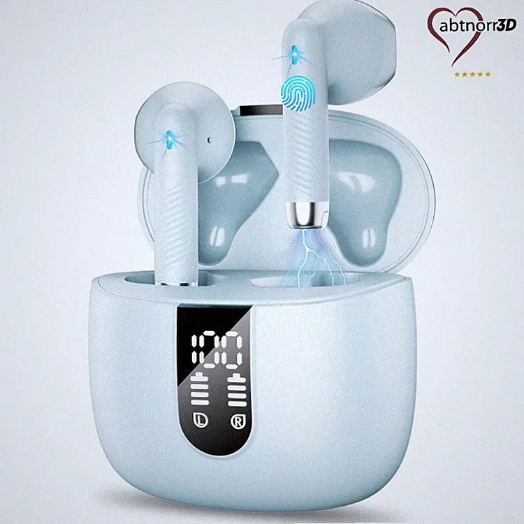 Bluetooth 5.4 Kopfhörer In Ear mit 4 Mikrofonen, 48H Spielzeit, IP7, USB-C, ENC