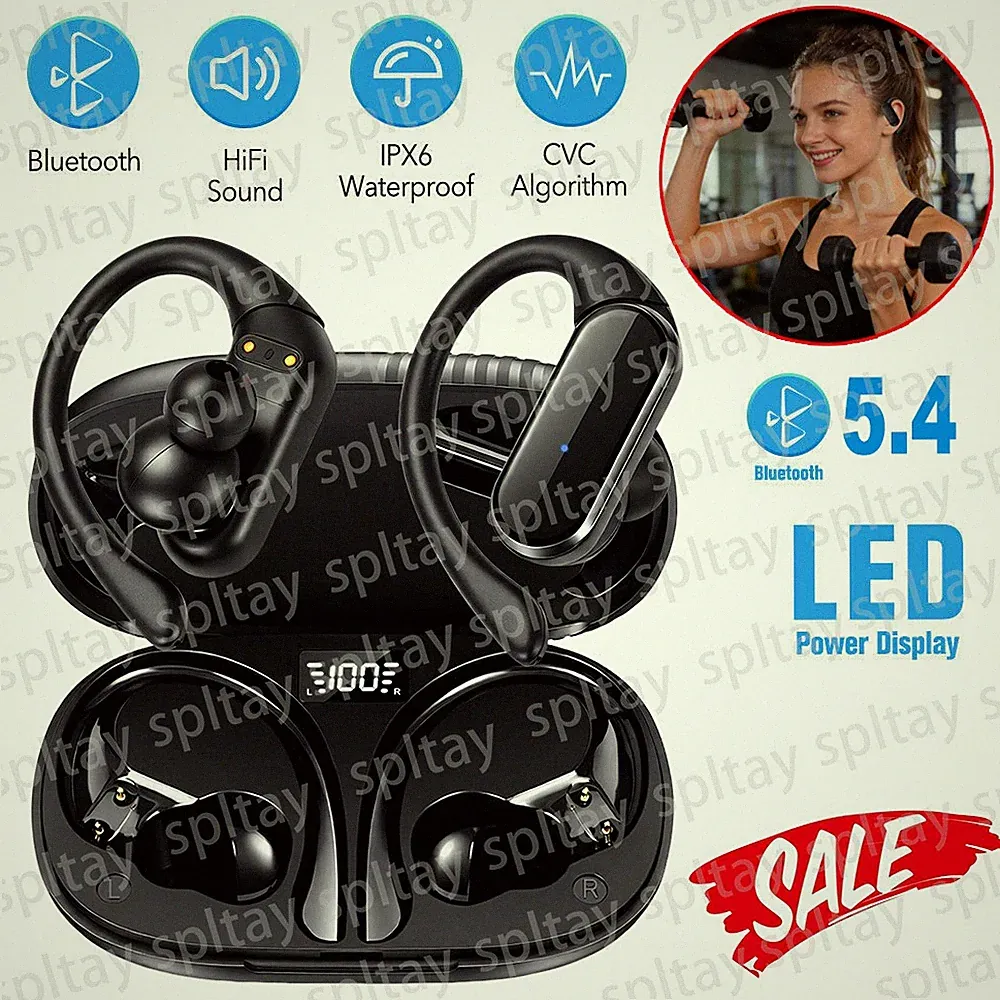 Bluetooth 5.4 Kopfhörer In Ear Ohrhörer Kabellos TWS Sportkopfhörer mit Mikrofon