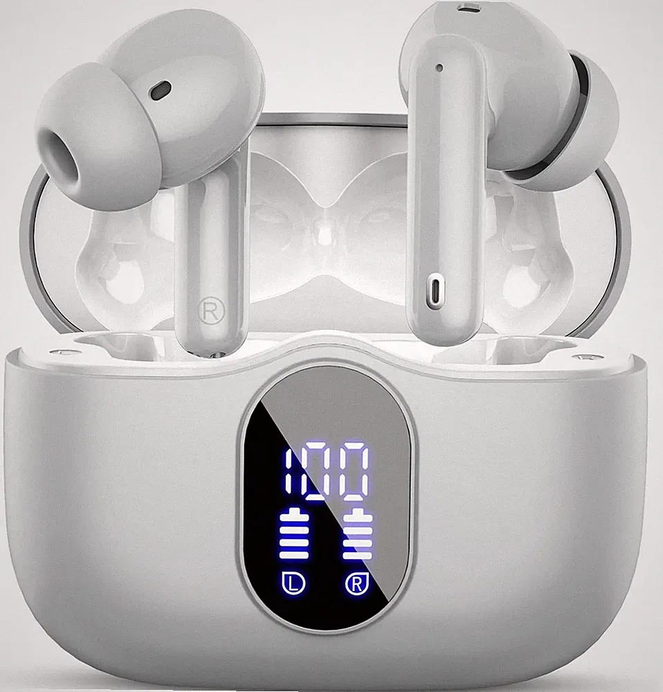 Bluetooth 5.4 Kopfhörer In Ear Sport IP7 40 Std Spielzeit LED