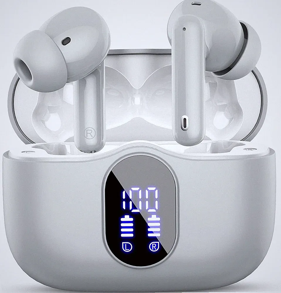 Bluetooth 5.4 Kopfhörer Kabellos A90 Pro mit 40 Std Spielzeit und ENC, Sport