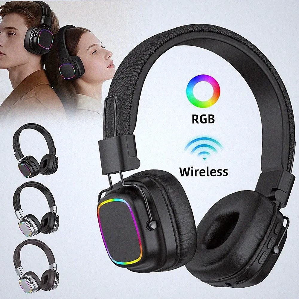 Bluetooth 5.4 Kopfhörer Kabellos Headset Stereo HiFi Over-Ear Noise Cancelling