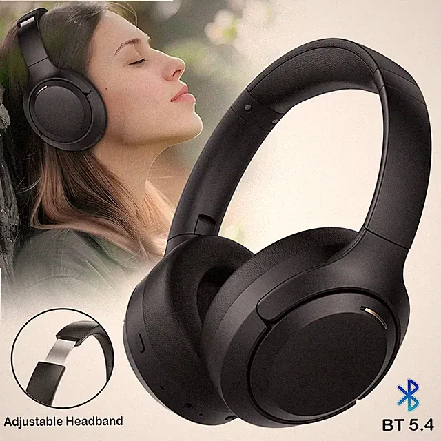 Bluetooth 5.4 Kopfhörer Over Ear Kabellos Headphone Bass Headset Wireless 60H