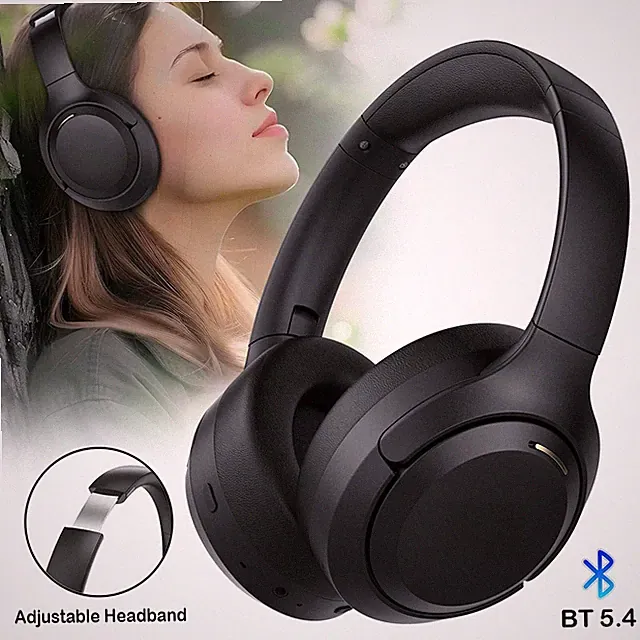 Bluetooth 5.4 Kopfhörer Over Ear Kabellos Headphone Bass Headset Wireless 60H