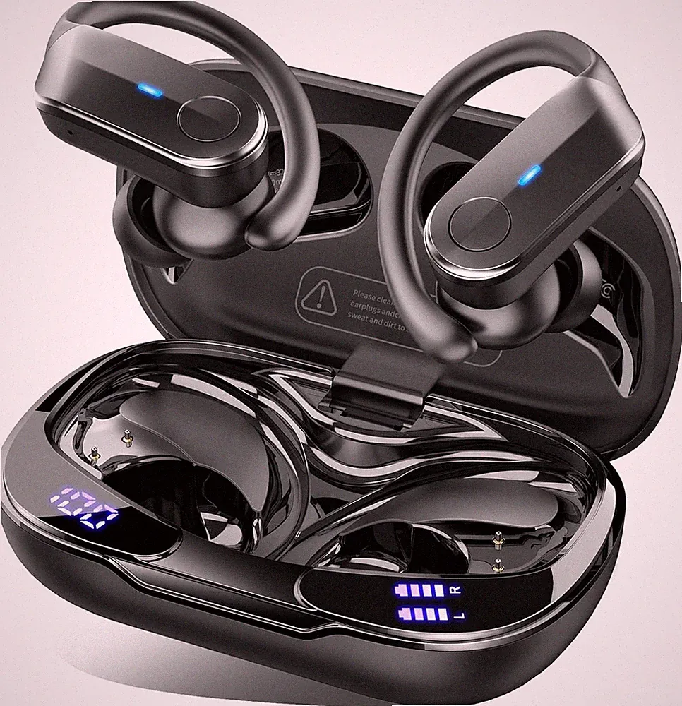 Bluetooth 5.4 Kopfhörer Sport, 70H In Ear Kopfhörer Bluetooth mit 4 Noise C