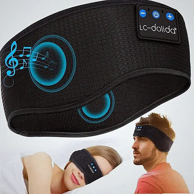 Bluetooth 5.4 Schlafkopfhörer Atmungsaktives Stirnband 14 Std Ak