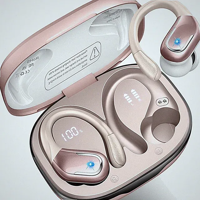 Bluetooth 5.4 Sport-Kopfhörer In-Ear mit Noise Cancelling 75Std