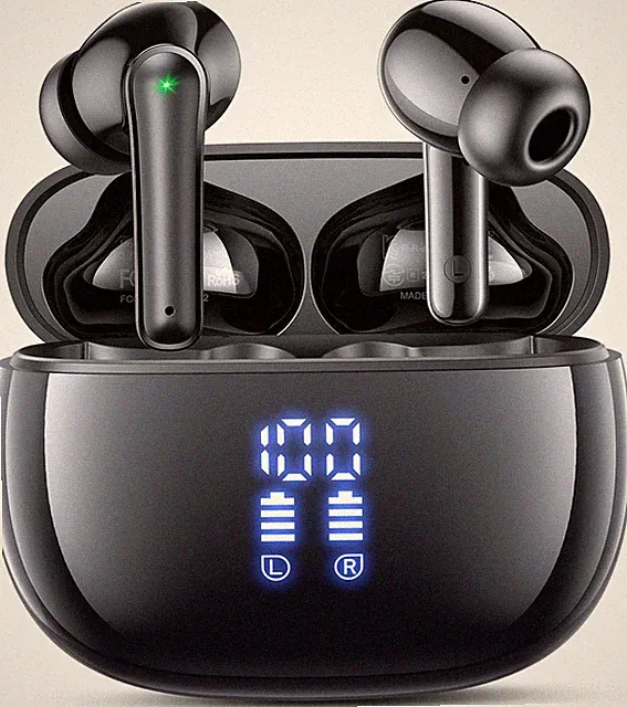 Bluetooth 53 Kopfhörer Kabellos In Ear mit 4 ENC Mikrofonen 48 Std Spielzeit