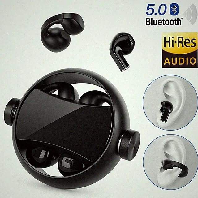 Bluetooth 6.0 Kabellos Sportkopfhörer Open Ear Kopfhörer Kopfhörer mit Mikrofon