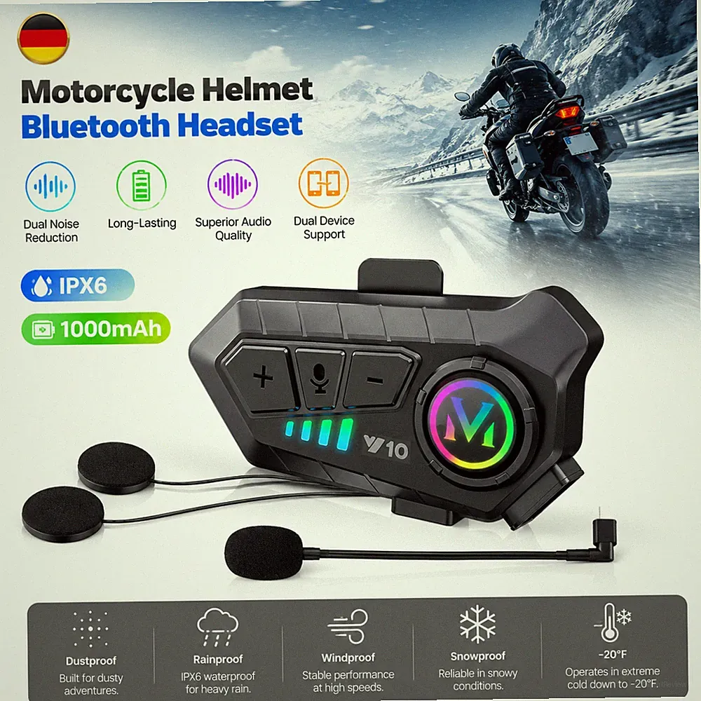 kopfhörer motorradhelm