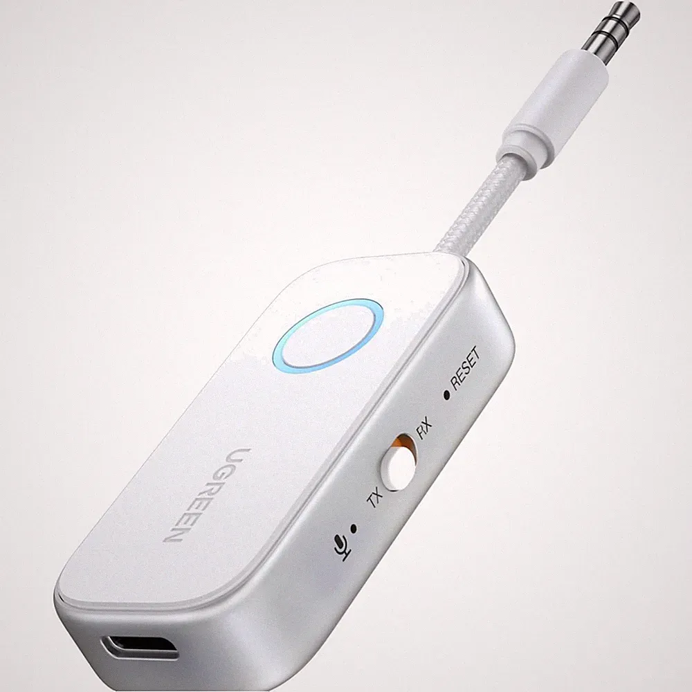 Bluetooth 6.0 Sender Klinke 2 in 1 Transmitter Empfänger für Zwei Airpods Blu...