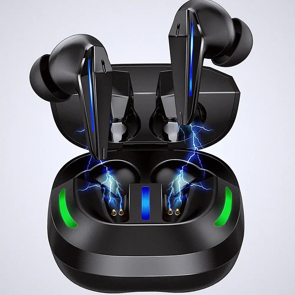 Gaming Kopfhörer Headset Bluetooth V5.3 Earbuds In Ear Musik Telefon Anruf Bass