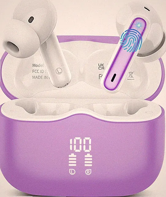 Bluetooth Headphones IP7 Wasserdicht 40h In-Ear Klangqualität für Sport