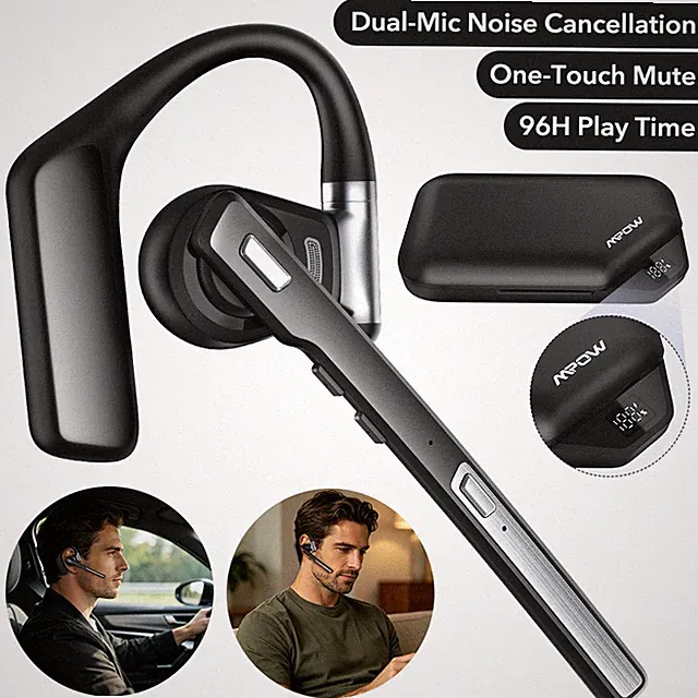 Bluetooth Headset In Ear-Ohrbügel EinOhr Geräuschunterdrückung für Auto Handy