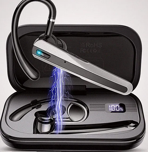Bluetooth Headset In Ear-Ohrbügel inOhr Freisprecheinrichtung für im Auto Handy