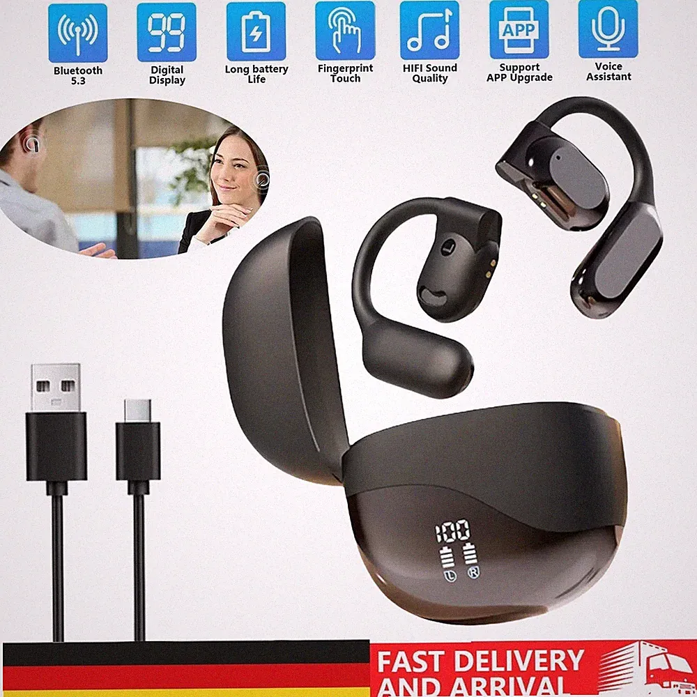 Bluetooth-Headset Mini Twins Kopfhörer Kabellose Anruf- und Musikwiedergabe⭐