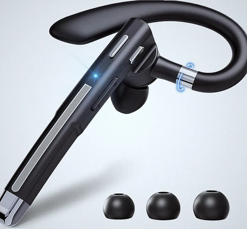 Bluetooth Headset mit Mikrofon CVC8, 12 Std Akku, Kopfhörer für Büro Freizeit